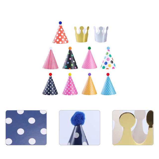 DRANSMIC Lot de 6 mini chapeaux de fête pour animaux en peluche, chapeaux coniques de fête d'anniversaire, chapeau en feutre sur le thème de l'arc-en-ciel pour poupées, chien, chat, lapin, chiots DRANSMIC Lot de 6 mini chapeaux de fête pour animaux en peluche, chapeaux coniques de fête d'anniversaire, chapeau en feutre sur le thème de l'arc-en-ciel pour poupées, chien, chat, lapin, chiots