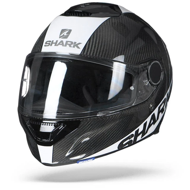 Shark Spartan Carbon 1.2 Skin DWS Carbon White Silver Full Face Helmet