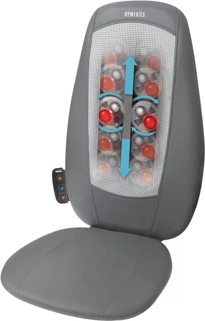 HoMedics Shiatsu Nacken- und Schultermassagegerät - Einstellbarer Massagesitz, M