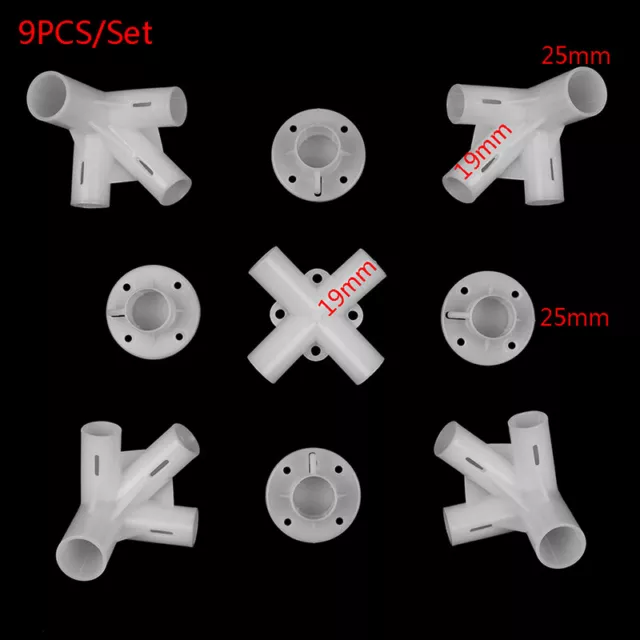 For 3x3m Gazebo Awning Tent Feet Corner Center Connector 25/19mm Tent ConnectEL