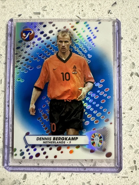 Carte Unique Dennis Bergkamp 2023 Futera Gold 9/9 Pays-Bas - Soccer Collection Near Mint