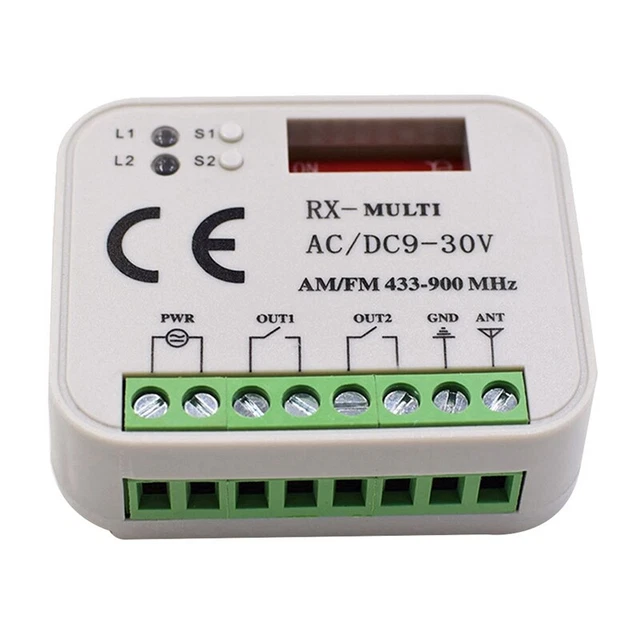 RéCepteur de TéLéCommande de Porte de Garage Commutateur de ContrôLeur 2 Ca9448