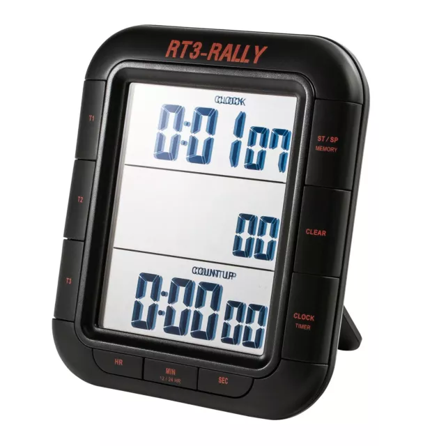 PitKing Products Rally Beifahrer Dreifachrundentimer - Chronometer/Countdown-Uhr