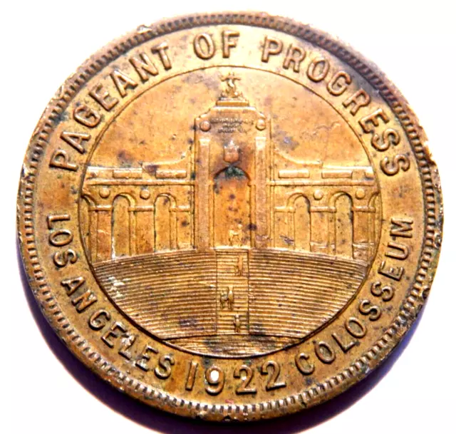 1922 Pageant Of Progress Los Angeles Colosseum , Hellman's Commercial Bank  !!