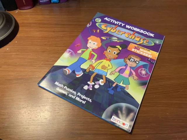 PBS Kids Cyberchase Activity Workbook for Ages 7-11 Includes Rewards  Stickers for sale online