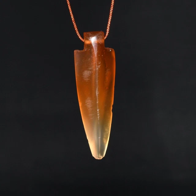 Rare Ancient Burmese Pyu Culture Carnelian Amulet Bead in Good Condition