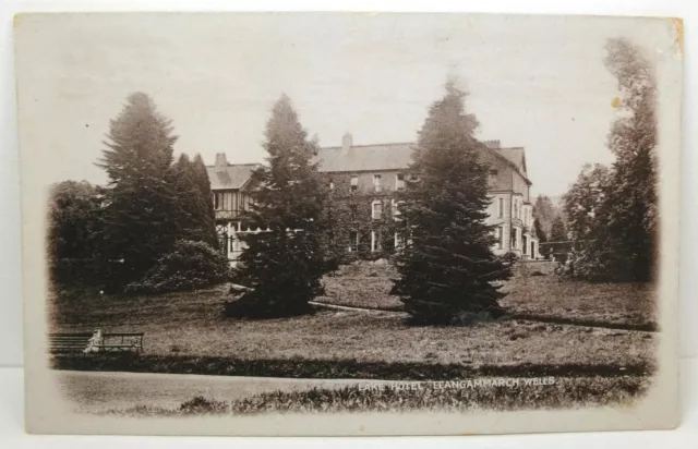 POSTCARD Lake Hotel Llangammarch Wells, Real Photo; Unposted