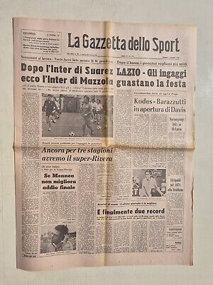 Inter Bally Bologne Gazette Dello Sport 27 Août 1973 Ajax-Juventus 2-0 