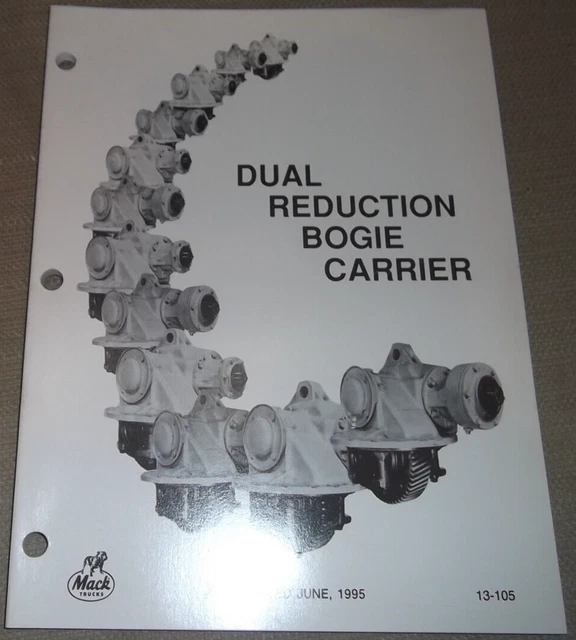 Mack Doppio Riduzione Bogie Buste Servizio Negozio Riparazione Officina Manual