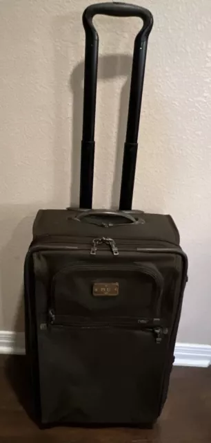 TUMI ALPHA 22" Brown Wheeled Carry-on Suitcase  22922DH