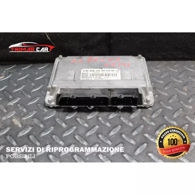 03E906023Aa Centralina Motore Seat Ibiza 4 Iv (6J5, 6P1)(08-17) 1.2