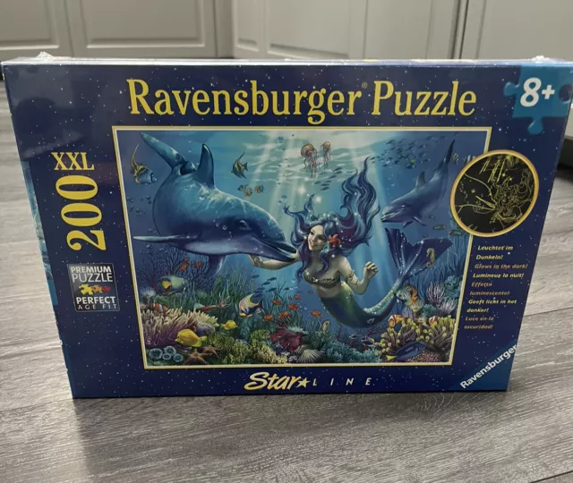 Ravensburger 13678 Underwater Paradise 200 Piece Jigsaw Puzzle Dolphin NEW