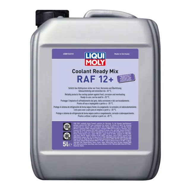 Frostschutzmittel LIQUI MOLY 8810 Coolant Ready Mix RAF 12+ Frost Schutz 5 Liter