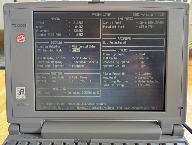 IBM PS/1 (1990) COMPLET et FONCTIONNEL avec ECRAN COULEUR