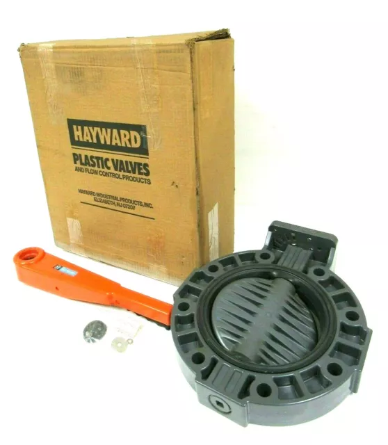 New Hayward 8" Butterfly Valve, Lever Handle