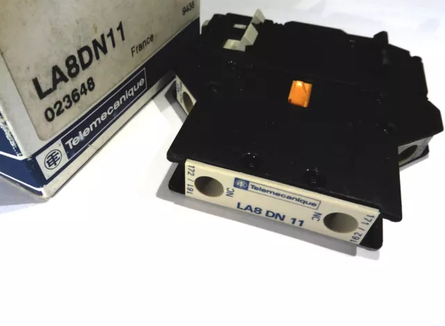 LA8DN11 - Contacteur auxiliaire 1T+1R 10A/600V Telemecanique