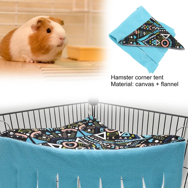 Animal Corner Hideout Canvas Flanell Eckzelt Für Hamster Frettchen Chinch P Bh2
