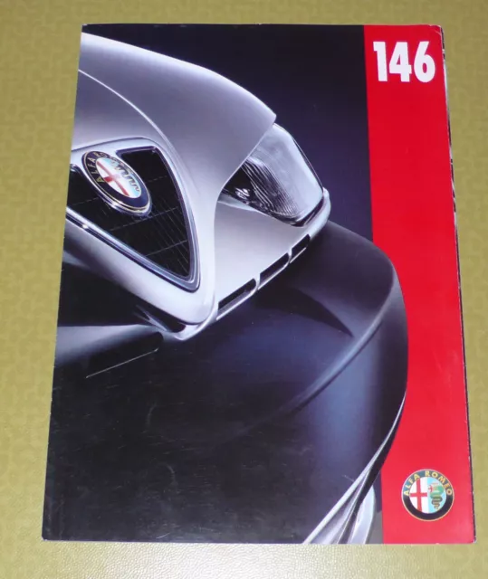 Prospekt Alfa Romeo 146 von 1996