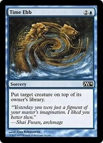 MTG Magic M14 - (4x) Temps du jusant, Francais/VF