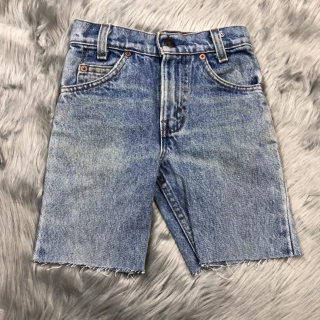 Vintage Little Levi’s Children’s Made USA Denim Cut Off Shorts