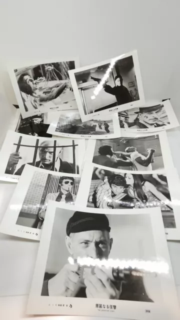 Lot Of 1959 “The Gangster Story” Photographs 7.5x4.5” Japanese Headlines