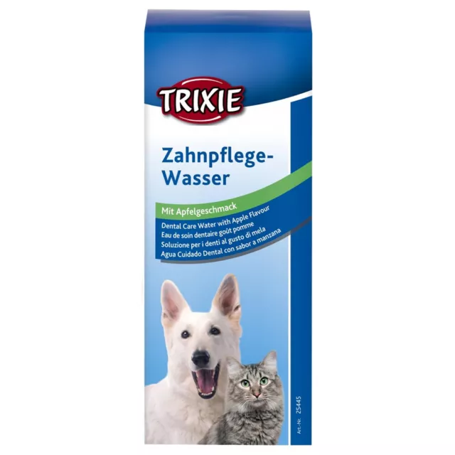 Trixie Zahnpflege-Wasser Avec Pomme Apple Aromatisé pour Chats, Neuf