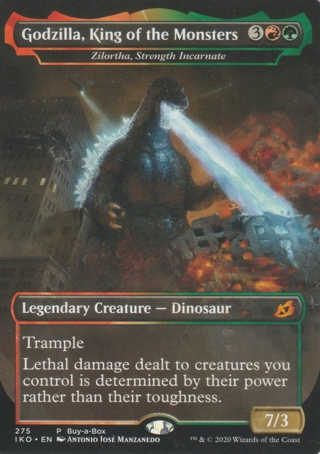Zilortha, Strength Incarnate - Godzilla, King of the Monsters (Buy-A-Box) [Ikoria: Lair of Behemoths Promos] main image 0