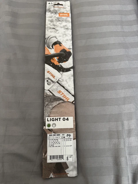 GENUINE STIHL ROLLOMATIC E 14" Chainsaw Guide Bar 3005 000 4809 ...