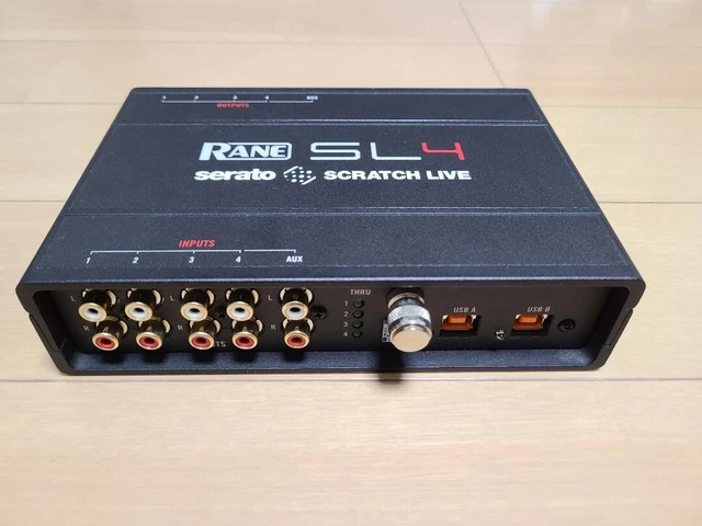 RANE SCRATCH LIVE SL4 Digital DJ System Audio Interface Serato  used free ship