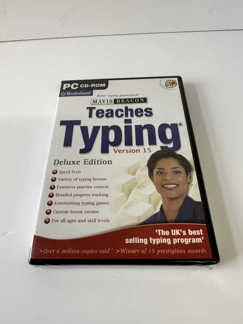 MAVIS BEACON TEACHES Typing Deluxe Version 15 PC/CD ROM - Brand New ...