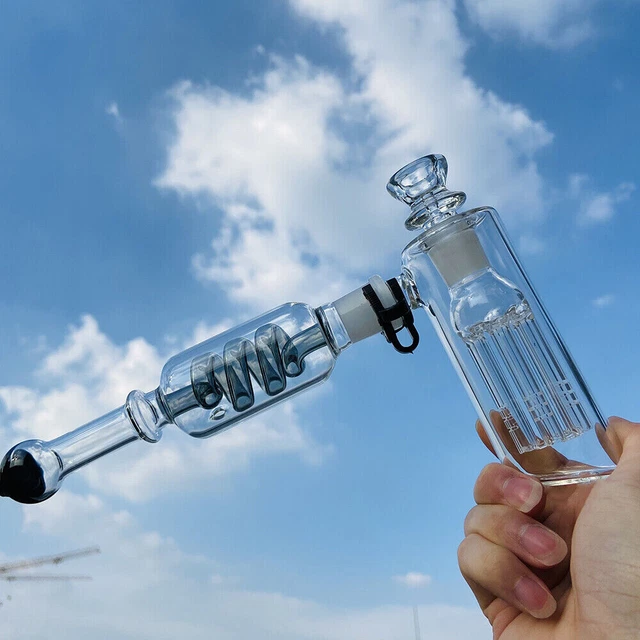 FREEZE PIPES COIL Bubbler Glass Bong Percolator Filter Hookah Smoking