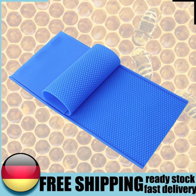 2 pezzi stampo per cera d'api silicone cera d'api fondotinta stampo per pressa strumento apicoltura
