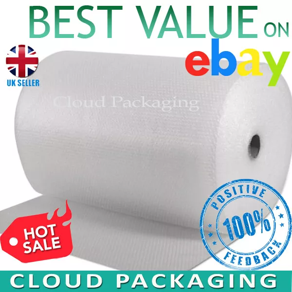 BUBBLE WRAP ROLLS - CHOOSE WIDTH (300mm, 500mm, 750mm)