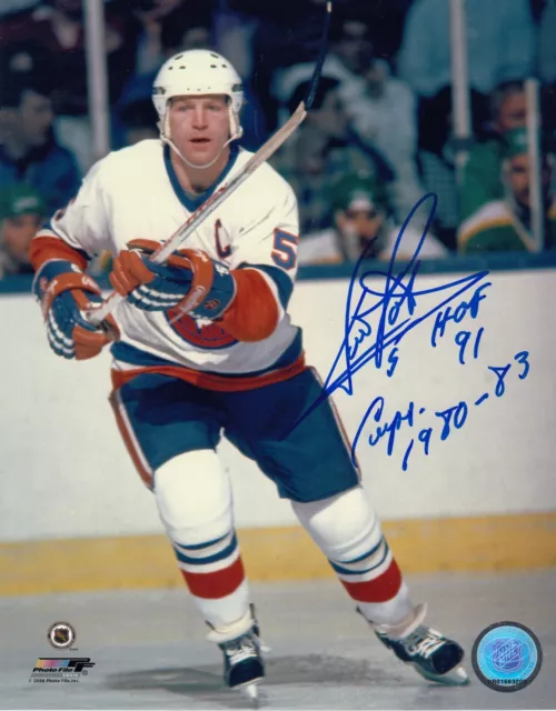 Denis Potvin New York Islanders HOF Signed Autograph Auto 8x10 Photo