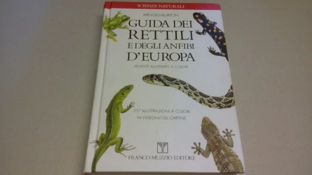 GUIDA DEI RETTILI E DEGLI ANFIBI D' EUROPA , FRANCO MUZZIO ED., 11n22