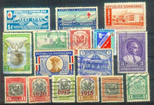 Lot Briefmarken aus der Dominikanischen Republik