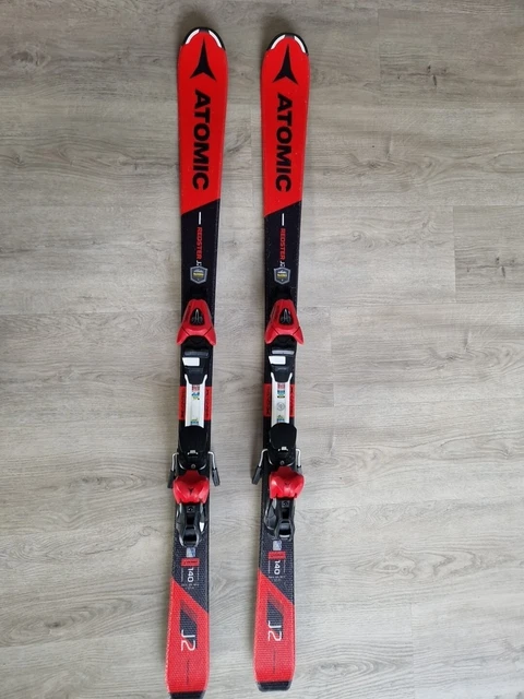 Skiset Atomic Redster J2 Ski 140cm Kinderski Stöcke Carbon Alpidex 110cm München