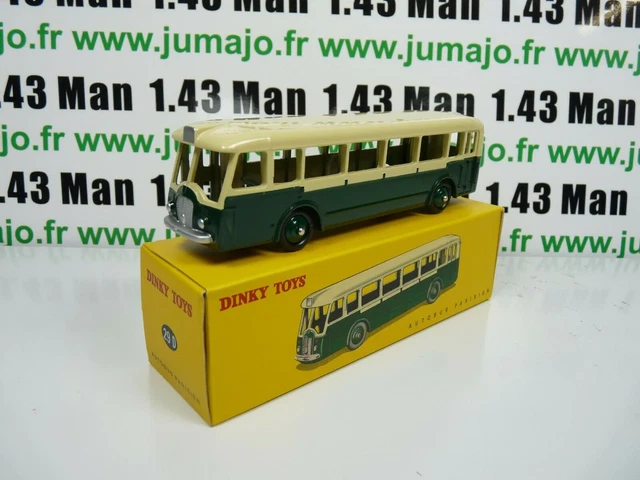DT42 Voiture réédition DINKY TOYS atlas : 29D Autobus Parisien Somua Panhard