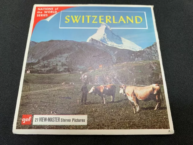 GAF  View-Master #B 185  Nations of the World    SWITZERLAND