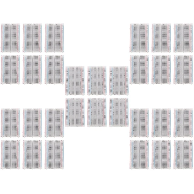 5x Piccolo Breadboard Board Elettronica Pane Virtuale Pane Fai Da Te