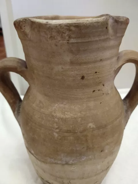 Antica anfora siciliana in terracotta brocca caraffa otre