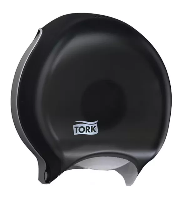 Tork 66TR Toilet Tissue Single Jumbo Roll Dispenser, Smoke