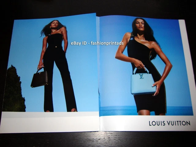 LOUIS VUITTON 4-Page Magazine PRINT AD Spring 2023 Capucines Bag ZENDAYA
