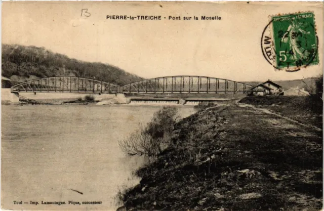 CPA PIERRE-la-TREICHE - Bridge over the Moselle (484119)