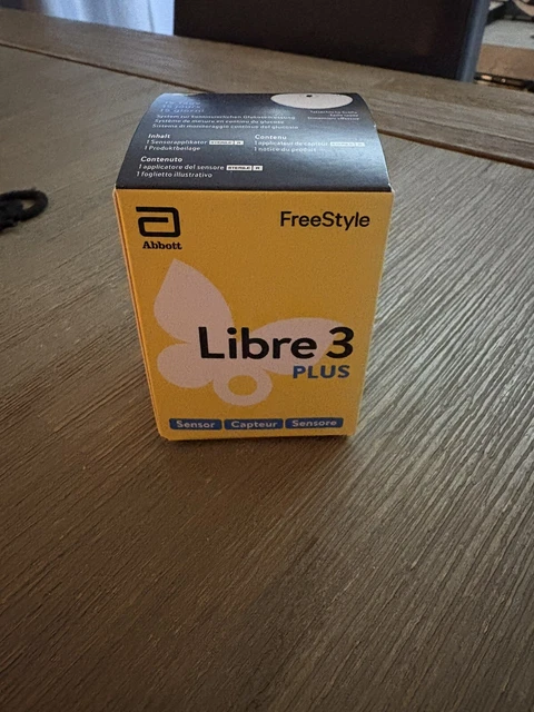 NEU ABOTT-FREESTYLE LIBRE 3 PLUS SENSOR *** NEU + OVP *** (MHD: 2025-10 ...