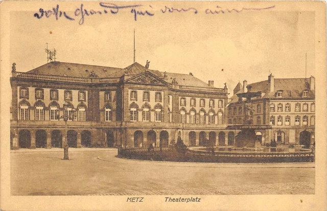 Cpa 57 Metz Theaterplace