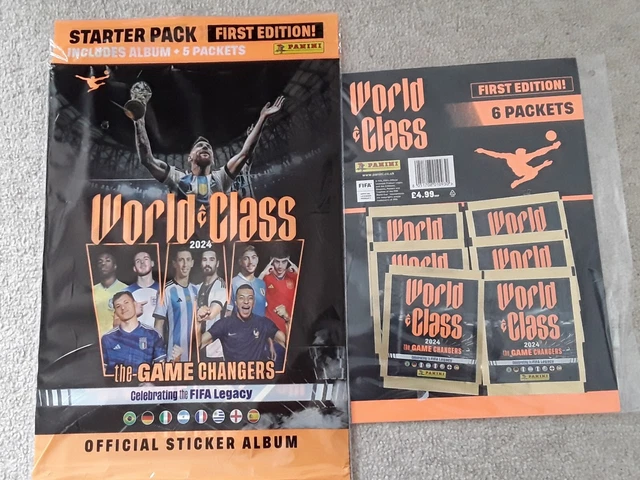 World Class Sticker PANINI FIFA WORLD Class 2024 Sticker Collection+ Starter Pack £10.50 ...
