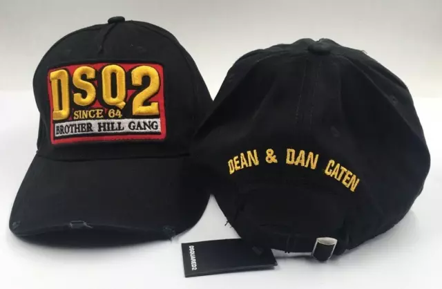 DSQUARED2 CAP BLACK hat fight for freedom killers on the loose