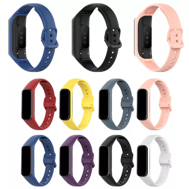 UK For Galaxy Fit2 Smart Wristband Replacement Silicone Watch Strap Bracelet