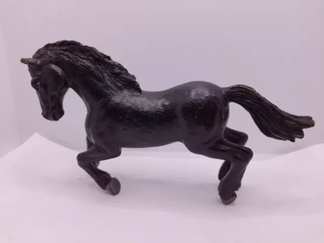 SCHLEICH da BARBAPUFFO CAVALLI STALLONE NERO MUSTANG  BLACK  HORSE CLUB 13624